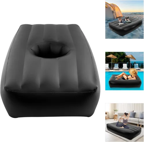 Vista 3 de BBL Cama plegable BBL almohada silla después de cirugía colchón inflable con agujero, cama inflable de PVC, bomba de aire eléctrica reutilizable