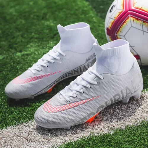 Vista 6 de FGCVX Botas de fútbol atléticas para hombre zapatos de fútbol de césped suelo firme