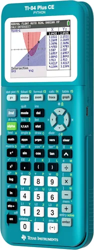 Vista 4 de Calculadora gráfica TI-84 Plus CE, Trinomio Verde Azulado Trinomial Teal