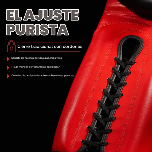 Vista 6 de Ringside Lace IMF Tech Guantes de entrenamiento y sparring para boxeo Negro