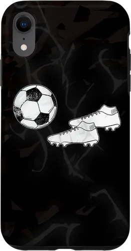 Vista 24 de iPhone 16 Balón de fútbol y zapatos Cool Football Sport Jugadores Equipo Caja de regalo