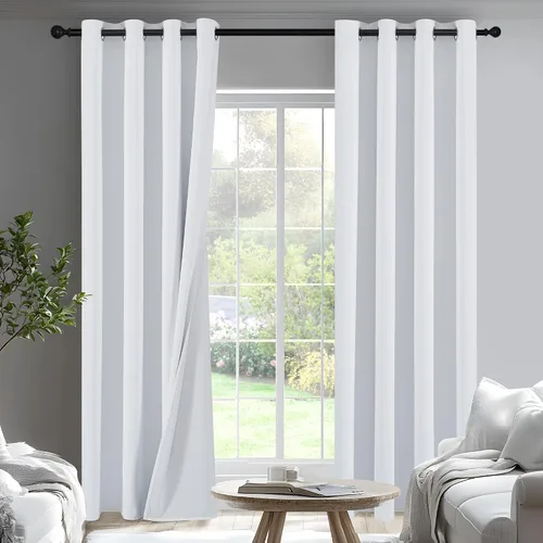 Vista 16 de PONY DANCE Cortinas para Autocaravana de 24 pulgadas de Largo, Cortinas Cortas para Baño y Cocina, Mini Cortinas de Privacidad para Camper