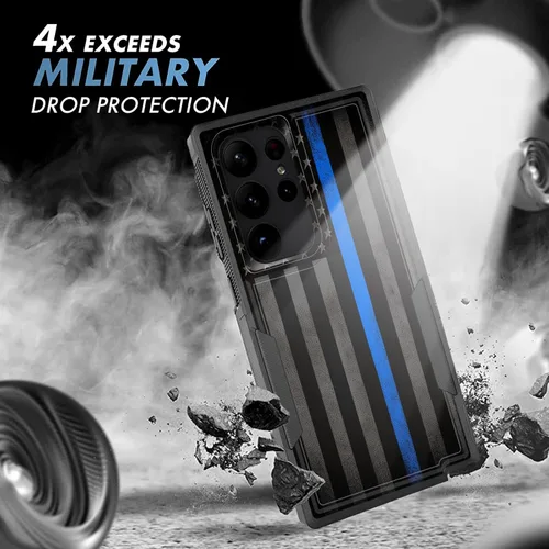 Vista 246 de Funda para Galaxy A14 5G, resistente de doble capa híbrida de policarbonato duro, goma suave, a prueba de golpes, funda protectora resistente