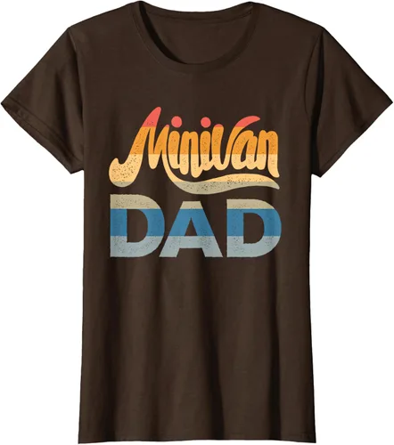 Vista 12 de Minivan Dad Mini Van Proud Father Funny Parent Camiseta con cita para papá, Negro