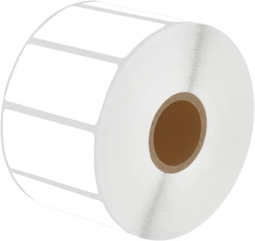 Vista 6 de USUPERINK 2 rollos (1300 etiquetas/rollo) de etiquetas de papel térmico directo de 2 x 1 pulgada, núcleo de 1 pulgada, código de barras en blanco