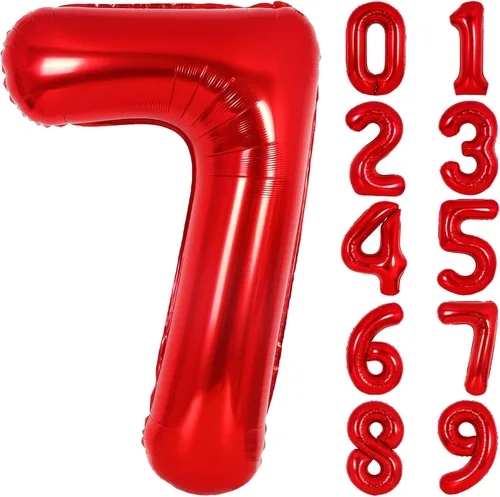 Vista 75 de Globos gigantes de números negros de 40 pulgadas, globos de aluminio de Mylar con helio para cumpleaños, globo número 0 para decoración de fiestas