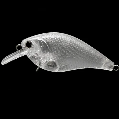 Vista 14 de 10 Señuelo en Blanco sin Pintar Minnow Crankbait de Agua Superior sin Labios Jerkbait Señuelos de Pesca