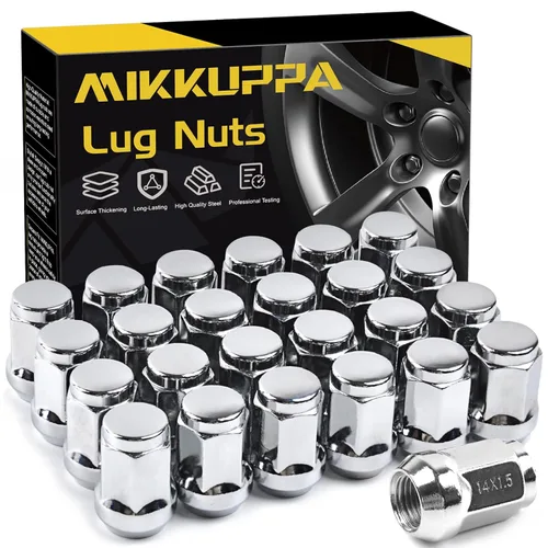 Vista 20 de MIKKUPPA Tuercas de llanta de 1/2-20, repuesto para tuercas de rueda Jeep Negro