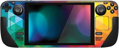 Vista 5 de PlayVital Juego completo de calcomanías protectoras para cubierta de vapor calcomanías personalizadas para cubierta de vapor de mano triángulo