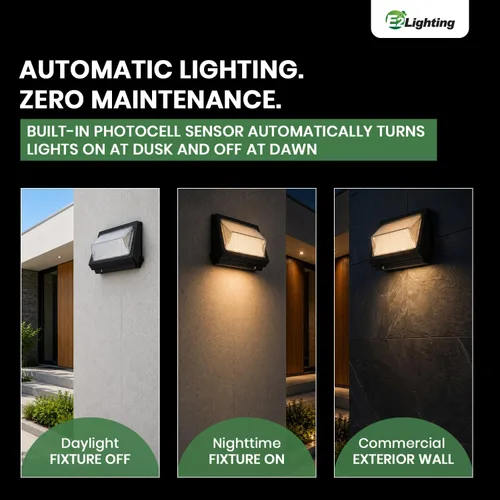 Vista 3 de E2 LIGHTING 80W, 60W no paquete de la pared del corte LED, respaldo