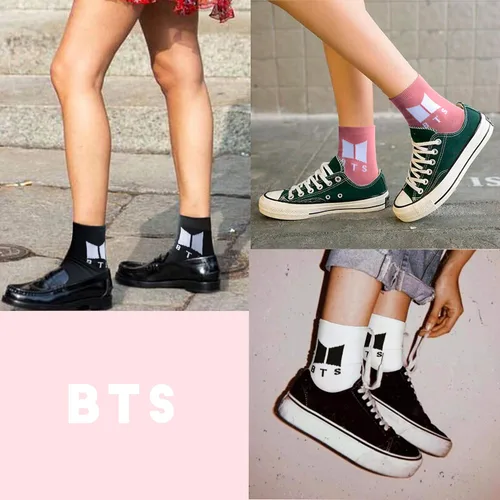Vista 5 de 3 Pack Womens Warm Knit Socks Funny Crew Socks Novelty Cool Funky Crazy Dress Socks