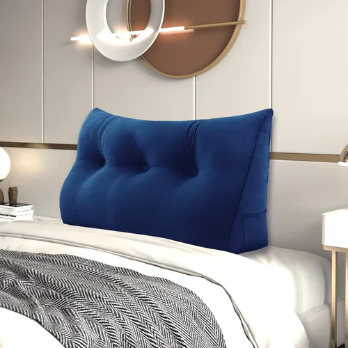 Vista 33 de Almohada de cuña para cabecero de cama Almohada pequeña de refuerzo para cabecera Almohada de lectura para sentarse en la cama para adultos, cojín