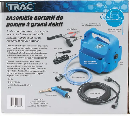 Vista 16 de Trac Outdoor T10068 kit de bomba de limpieza portable