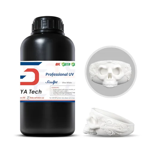 Vista 9 de Siraya Tech Sculpt Resina de impresora 3D resistente a altas temperaturas - Hasta 180C, alta precisión, compatible con impresoras DLP/LCD de 8K