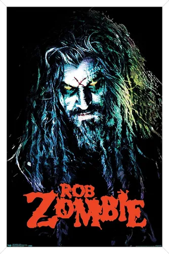 Vista 11 de Rob Zombie - Póster de pared HellBilly de 34 pulgadas de largo x 22.4 pulgadas de ancho, versión sin marco