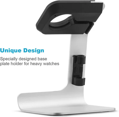 Vista 4 de Tranesca Soporte de reloj de aluminio para relojes inteligentes de múltiples marcas, compatible con Michael Kors, Fossil Gen 6 Hybird/Gen 6/Gen