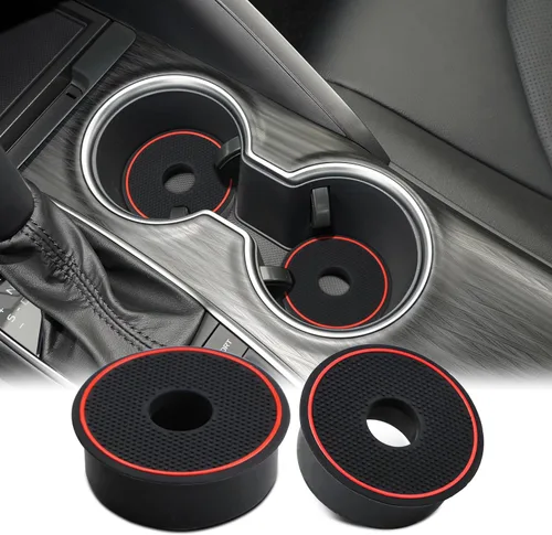 Vista 11 de Auovo Espaciador de repuesto para portavasos de 2.75 pulgadas, apto para Chevy Camry, accesorios de silicona, soporte para tazas, elevador