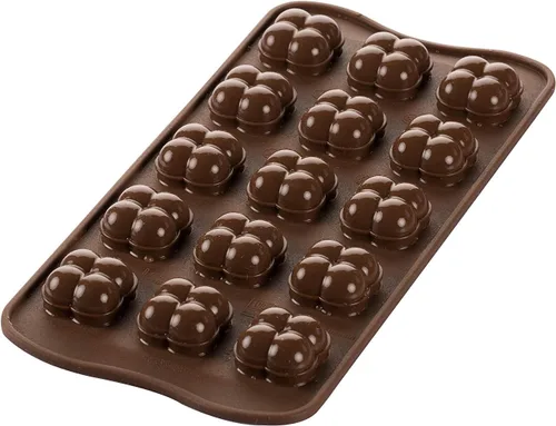 Vista 4 de Silikomart Molde de silicona para chocolate fácil, surtido, galleta
