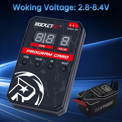 Vista 2 de Tarjeta de programación LED para ESC Gecko MINI 18 ESC Tarjeta de programa dedicada solo utilizada para Gecko MINI 25A ESC sin escobillas