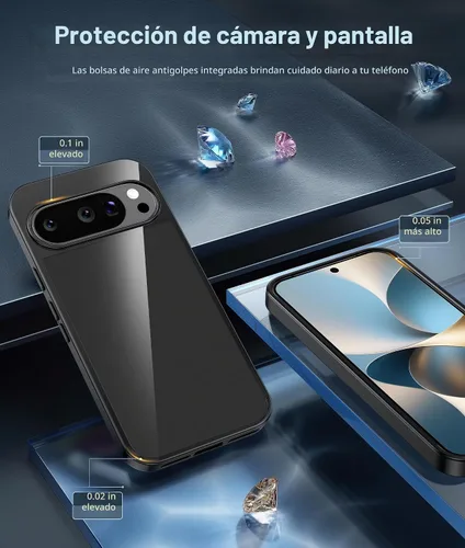 Vista 4 de FNTCASE - Funda para Google Pixel 10/9 Pro XL, color negro mate