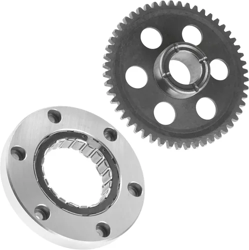 Vista 6 de Caltric Embrague de arranque y rueda loca de engranajes compatible con Yamaha Raptor 660R YFM660R 2001-2003