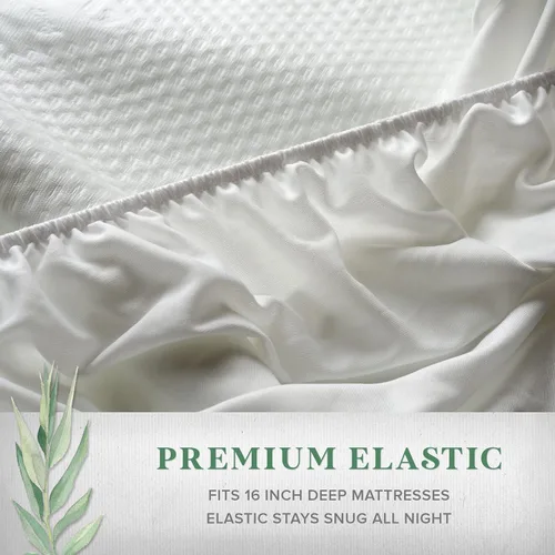 Vista 7 de STYLINEN Protector de colchón Tencel de eucalipto individual, funda de enfriamiento impermeable transpirable que protege contra la humedad