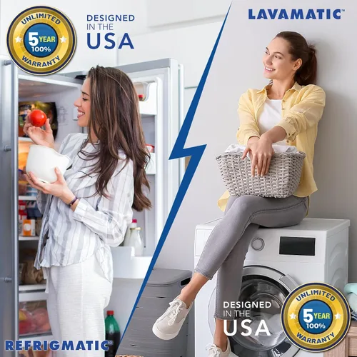 Vista 8 de Combo de dos protectores electrónicos de voltaje y sobretensión: protege tu refrigerador y lavadora contra altos y bajos voltajes, caídas de voltaje