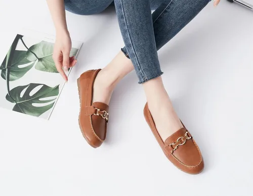 Vista 2 de VERDASCO Womens Loafers Flats Shoes Moccasin Penny Loafers Slip On Work Shoes Casual Comfort Ladies Walking Shoes