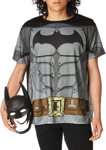 Vista 2 de Rubie's Costume disfraz del Guasón de Batman ciudad Arkham para adulto Gris