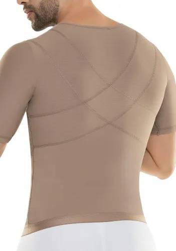 Vista 2 de Fajas Colombianas para Hombre Fajate Camiseta de control de brazo y abdomen Ref 481