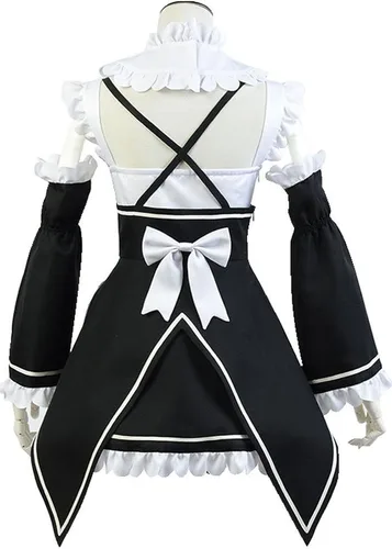 Vista 3 de Ya-cos Re Life in a Different World from Zero Manga Zero RemRam Maid - Disfraz de cosplay