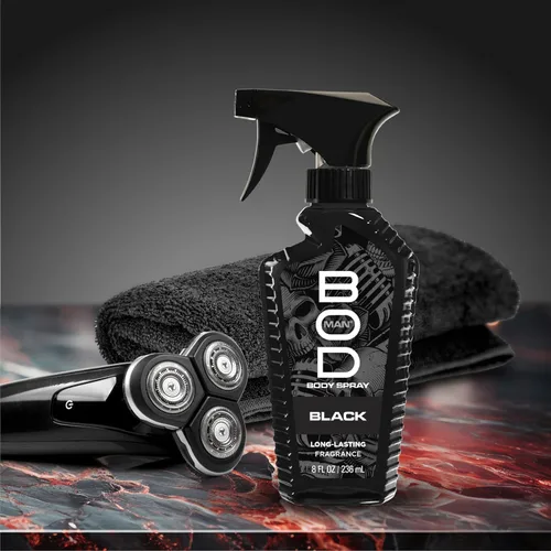 Vista 5 de BOD man Fragancia corporal en aerosol, negro, 8 onzas líquidas (paquete de 2)