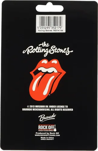 Vista 2 de Rolling Stones Parche de tela con forma de estrellas y rayas (ro)