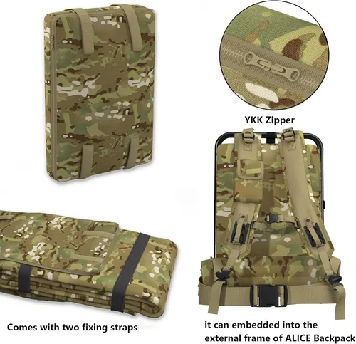 Vista 4 de Akmax.cn MT Military Army Alice - Alfombrilla de campamento autoinflable