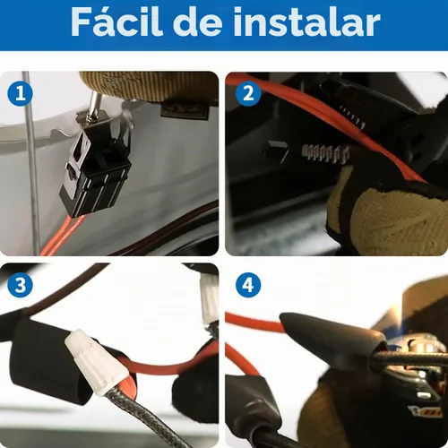 Vista 4 de Paquete de 2 terminales de bloque de receptáculo de enchufe de estufa ERR117 compatible con Whirlpool Kenmore Kit de receptáculo de quemador