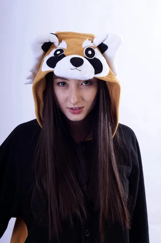 Vista 6 de SAZAC Red Panda Kigurumi - Onesie Jumpsuit Halloween Costume