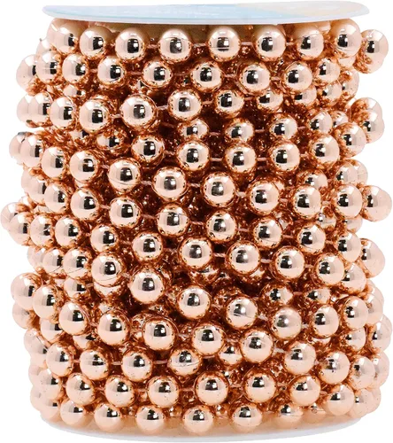 Vista 42 de Mandala Crafts Rollo de cadena de perlas negras de 0.157 pulgadas (0.157 in), guirnalda de perlas de 44 yardas para decoración de bodas, arreglos