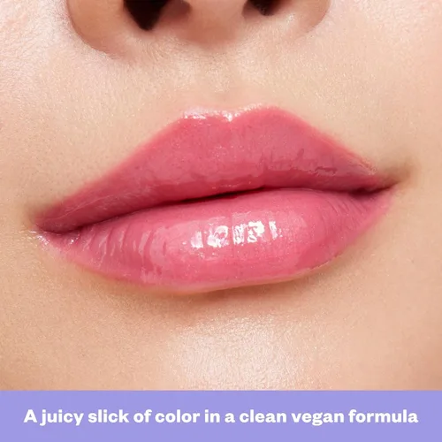 Vista 6 de Kosas Wet Lip Oil Gloss - Tratamiento hidratante y voluminizador de labios con ácido hialurónico y péptidos, acabado no pegajoso (Malibu)