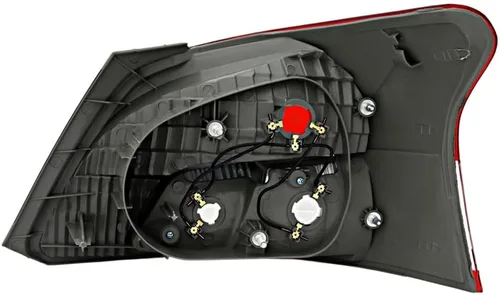 Vista 2 de Para Toyota Yaris sedán luces traseras lámparas 2007 2008 2009 2010 2011