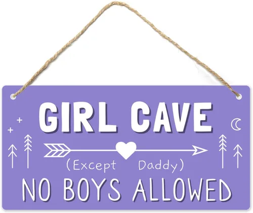 Vista 7 de Letrero Little Man Cave, 12″x6″ Decoración de Pared Colgante de Plástico PVC, Impresión de Alta Precisión, Resistente al Agua, Letrero de Puerta