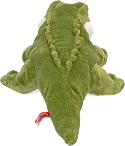 Vista 4 de Wild Republic Ecokins, cocodrilo, animal de peluche, 12 pulgadas, regalo para niños, juguete de peluche, hecho de botellas de agua recicladas