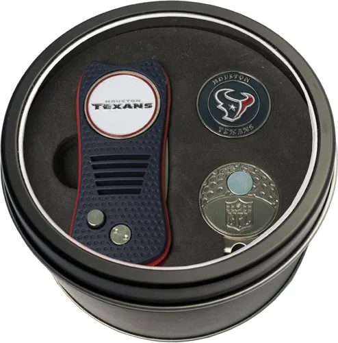 Vista 6 de Team Golf NFL Adult-Unisex Tin Gift Set with Switchfix Divot Tool, Cap Clip, and Ball Marker