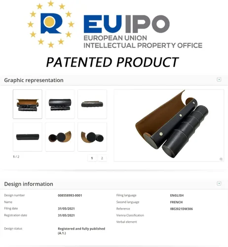 Vista 7 de Juego de tazas de cuero para dados, 5 tazas de dados negros + 25 dados + funda exclusiva de almacenamiento y transporte hecha de piel sintética