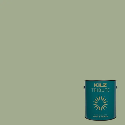 Vista 55 de KILZ TRIBUTE Pintura e Imprimación, Interior, Muestra de Color, Almost Aqua, 8 Onzas