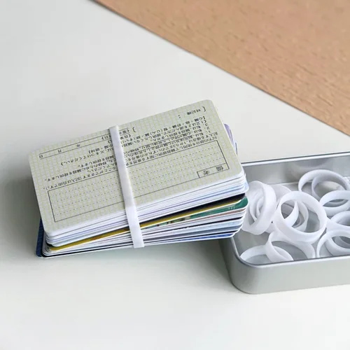 Vista 6 de Paquete de 60 bandas de silicona para organización y organización de cables, 2 tamaños (0.591 in y 0.787 in), antideslizantes, reutilizables