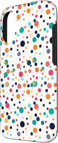 Vista 2 de Colorful Polka Dot Pattern Case for iPhone 16