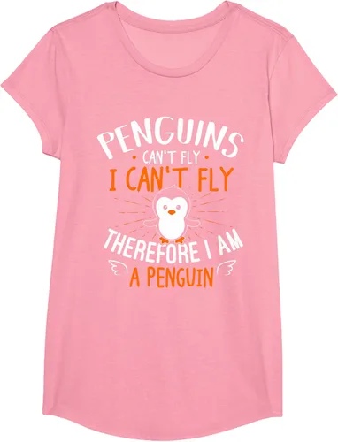 Vista 85 de Penguins Can't Fly Shirt - Camiseta de regalo para amantes de los pingüinos, Azul Azul Marino