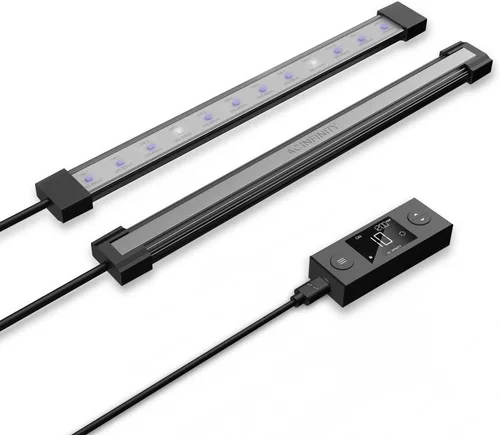 Vista 9 de AC Infinity IONBEAM S11, Barras de luz de cultivo LED de espectro completo de 11", Diodos Samsung LM301H EVO de penetración más profunda