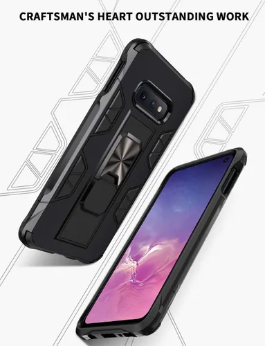Vista 9 de Dionsibei Funda protectora resistente a prueba de golpes para Samsung Galaxy Note 8 con soporte para Samsung Galaxy Note 8 (negro)