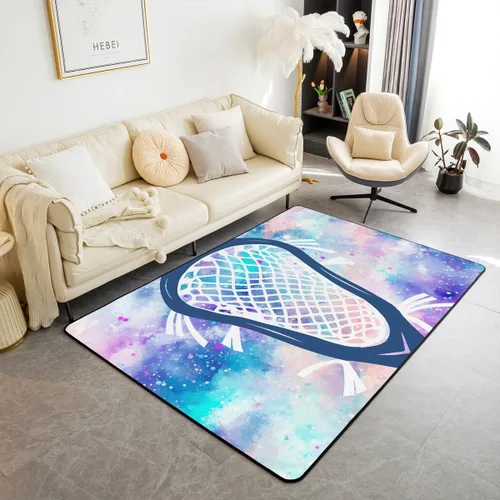 Vista 10 de Alfombras de fútbol para sala de estar, dormitorio, pelota de fútbol, temática deportiva, alfombras de sala de estar para dormitorio, niños, niñas